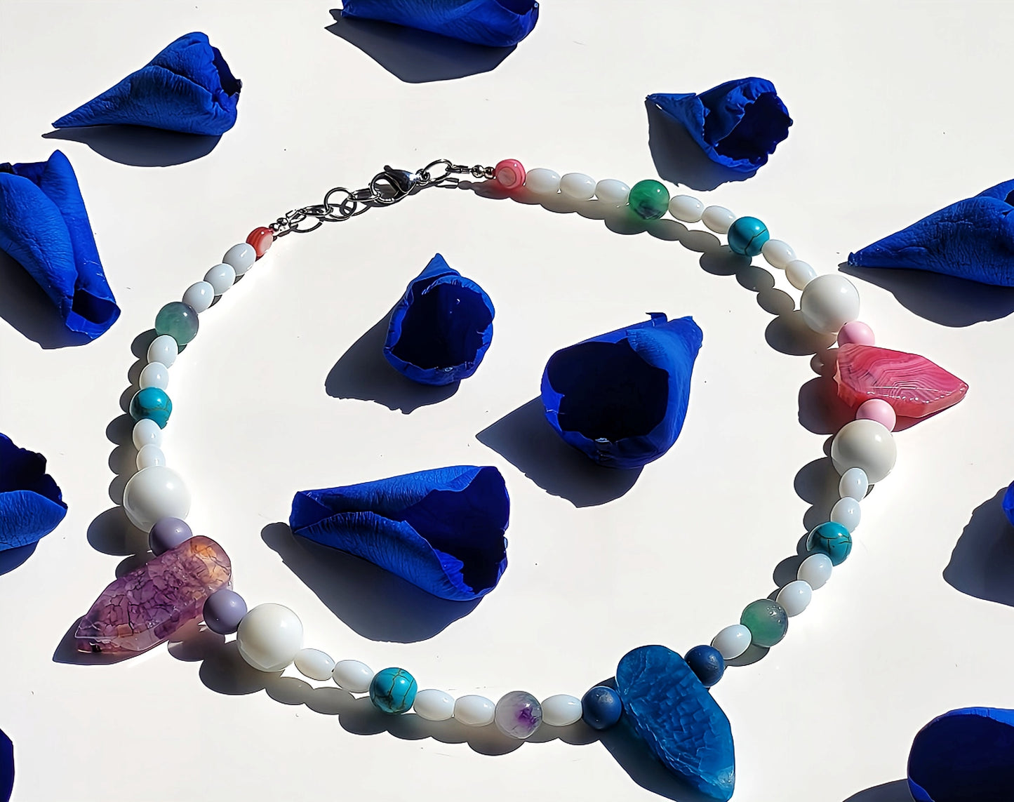 Collier Cristal- Eclosion de couleurs